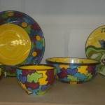 Funky Bowl set and plate